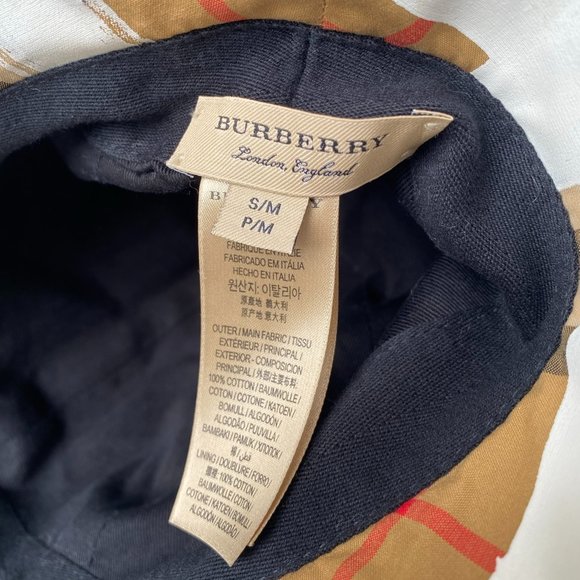 Authentic Burberry women\'s bucket hat weatherproof main image 4